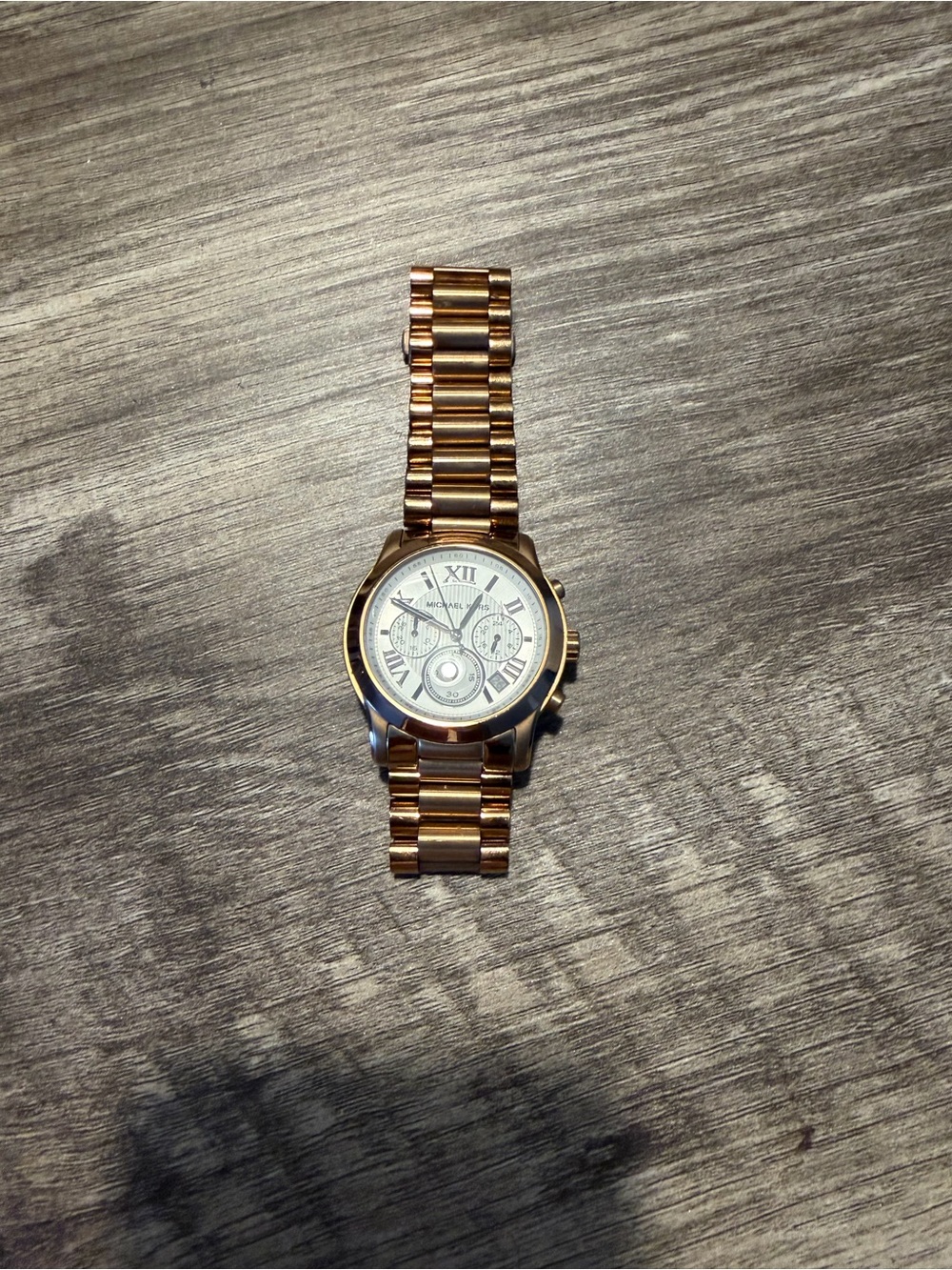 Gold-Tone Women’s Chronograph Bracelet Watch - Michael Kors